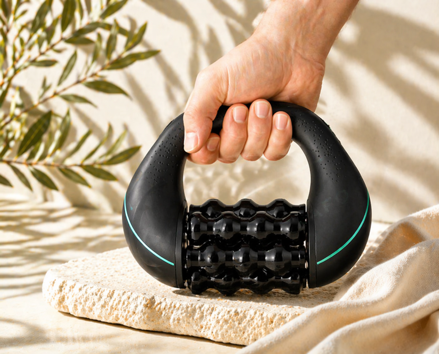 4D Deep Tissue Roller Massager for Muscle Relief & Relaxation